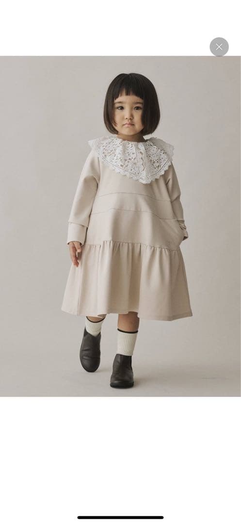 美品　IENA ENFANT 3wayエトワールワンピース　ブラック