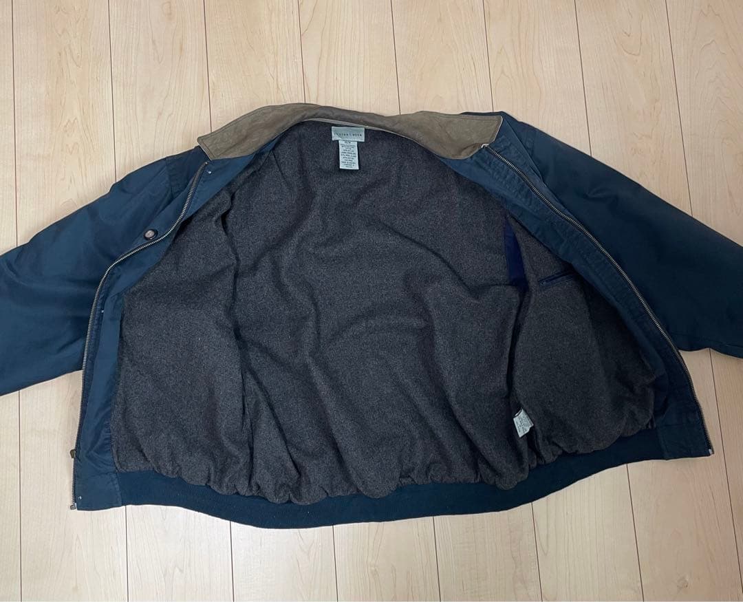 ワークジャケット　企業ロゴ　古着