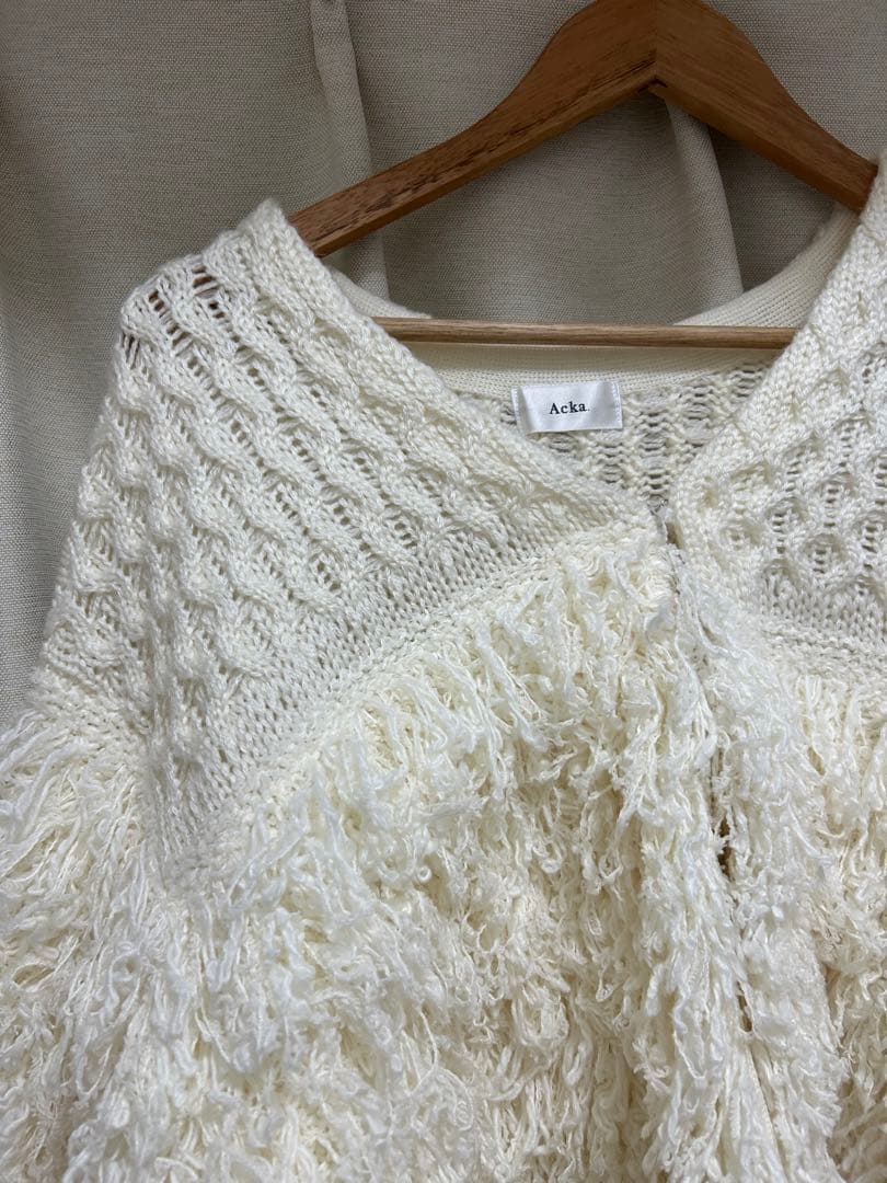 【Acka.】mix knit cardigan