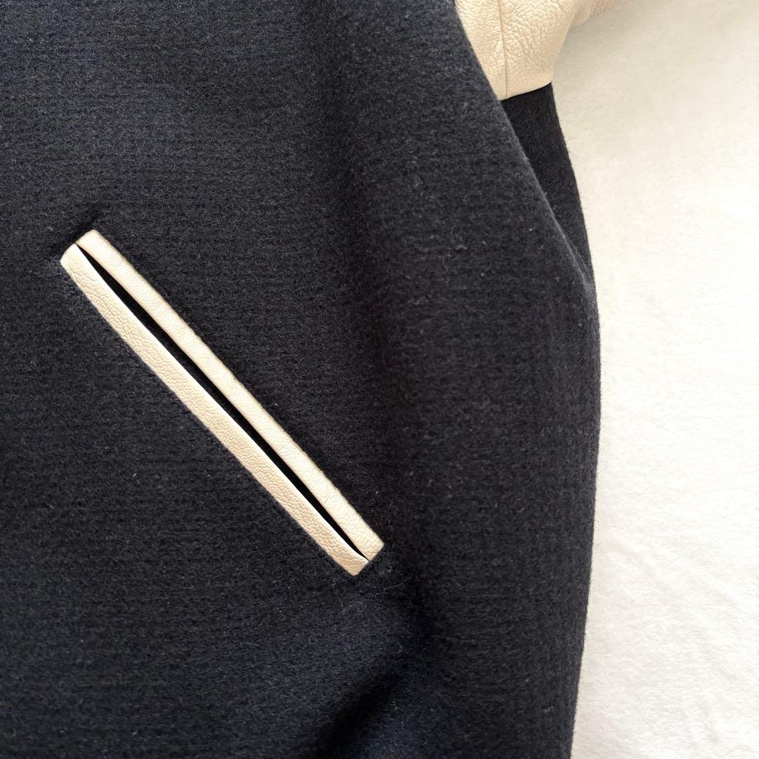 極美品☆スピックアンドスパン　スタンダード　スタジャン　ブラック　38