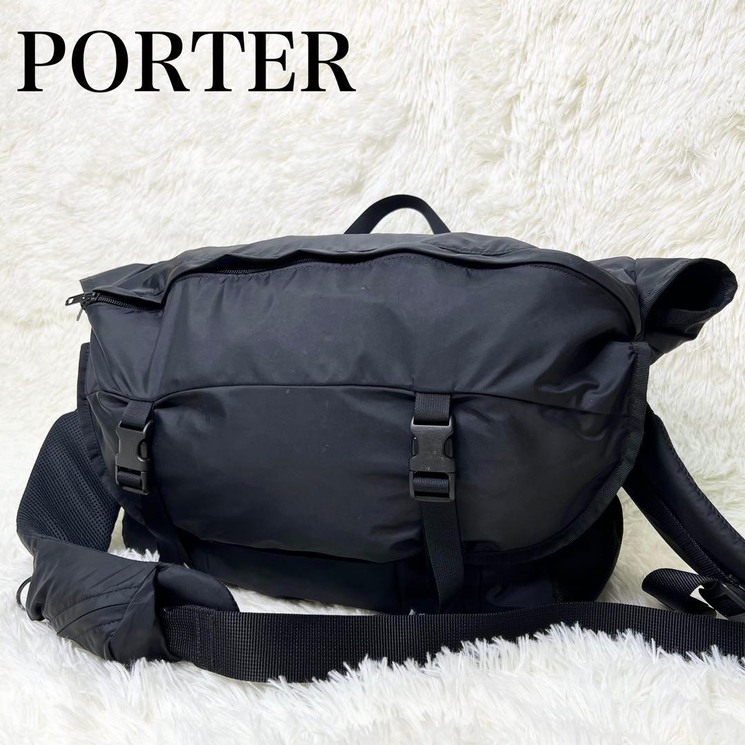 【希少 完売品】 PORTER エクストリーム メッセンジャーバッグ ブラック