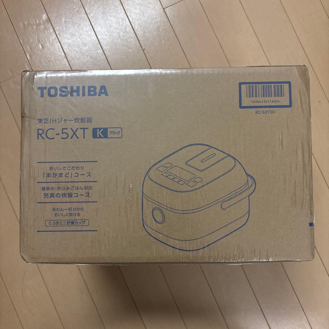 TOSHIBA RC-5XT K 炊飯器 0.54L 3号炊き