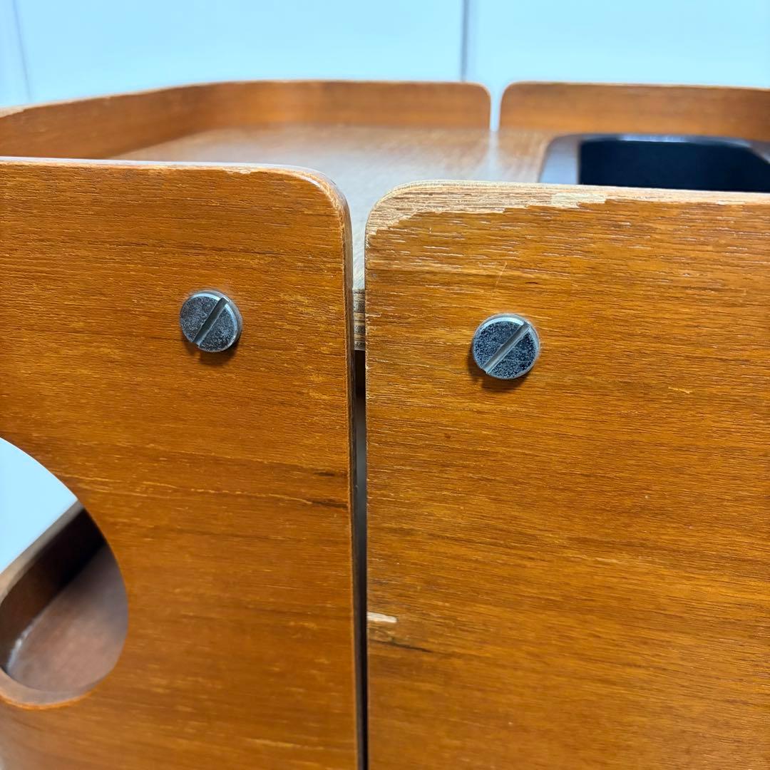 希少 ゴールドクラフト ヴィンテージ トローリー ワゴン サイドテーブル