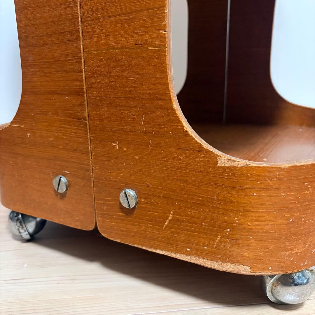 希少 ゴールドクラフト ヴィンテージ トローリー ワゴン サイドテーブル