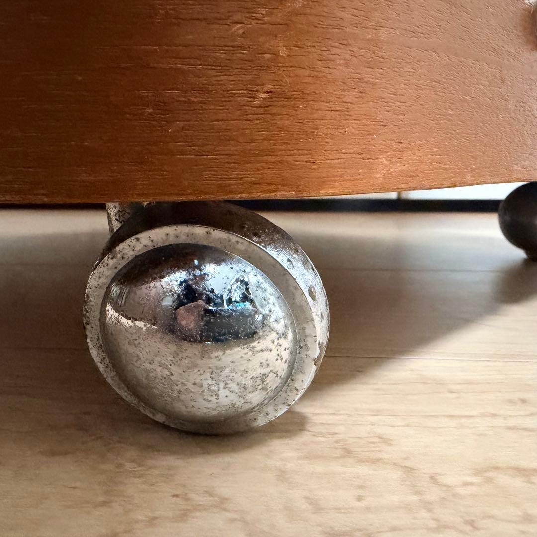 希少 ゴールドクラフト ヴィンテージ トローリー ワゴン サイドテーブル