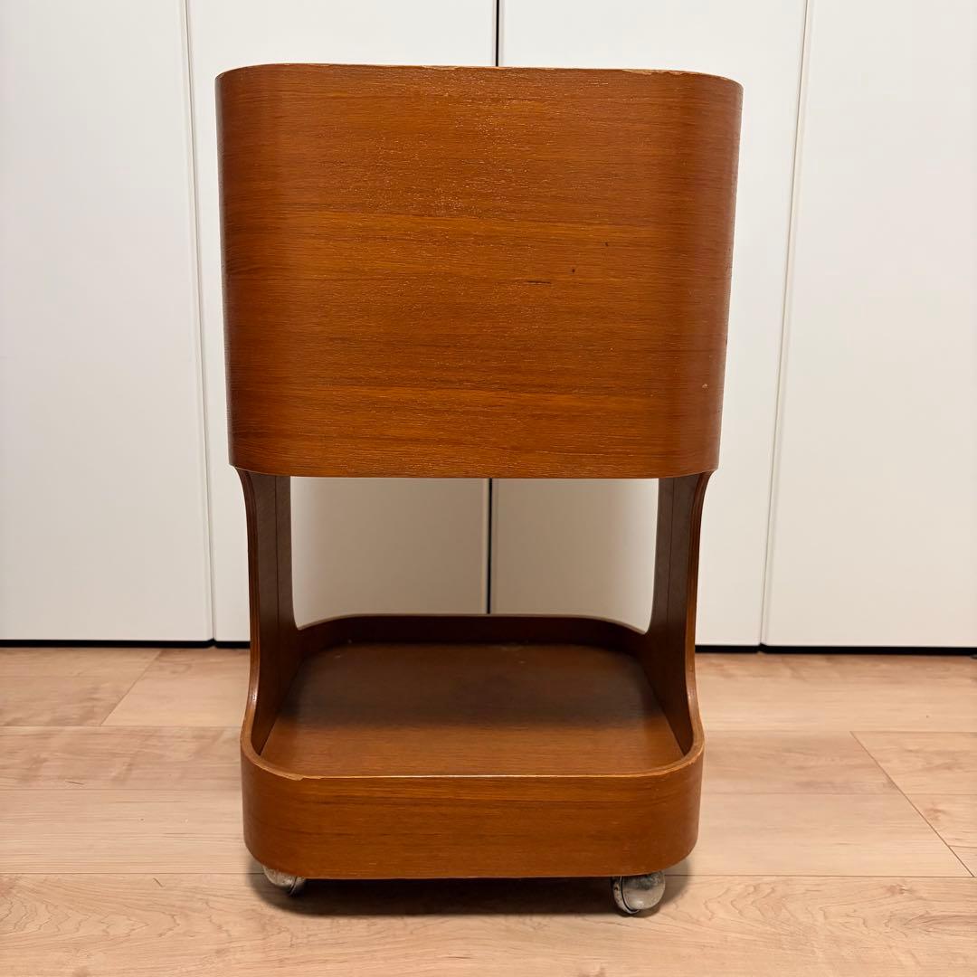 希少 ゴールドクラフト ヴィンテージ トローリー ワゴン サイドテーブル