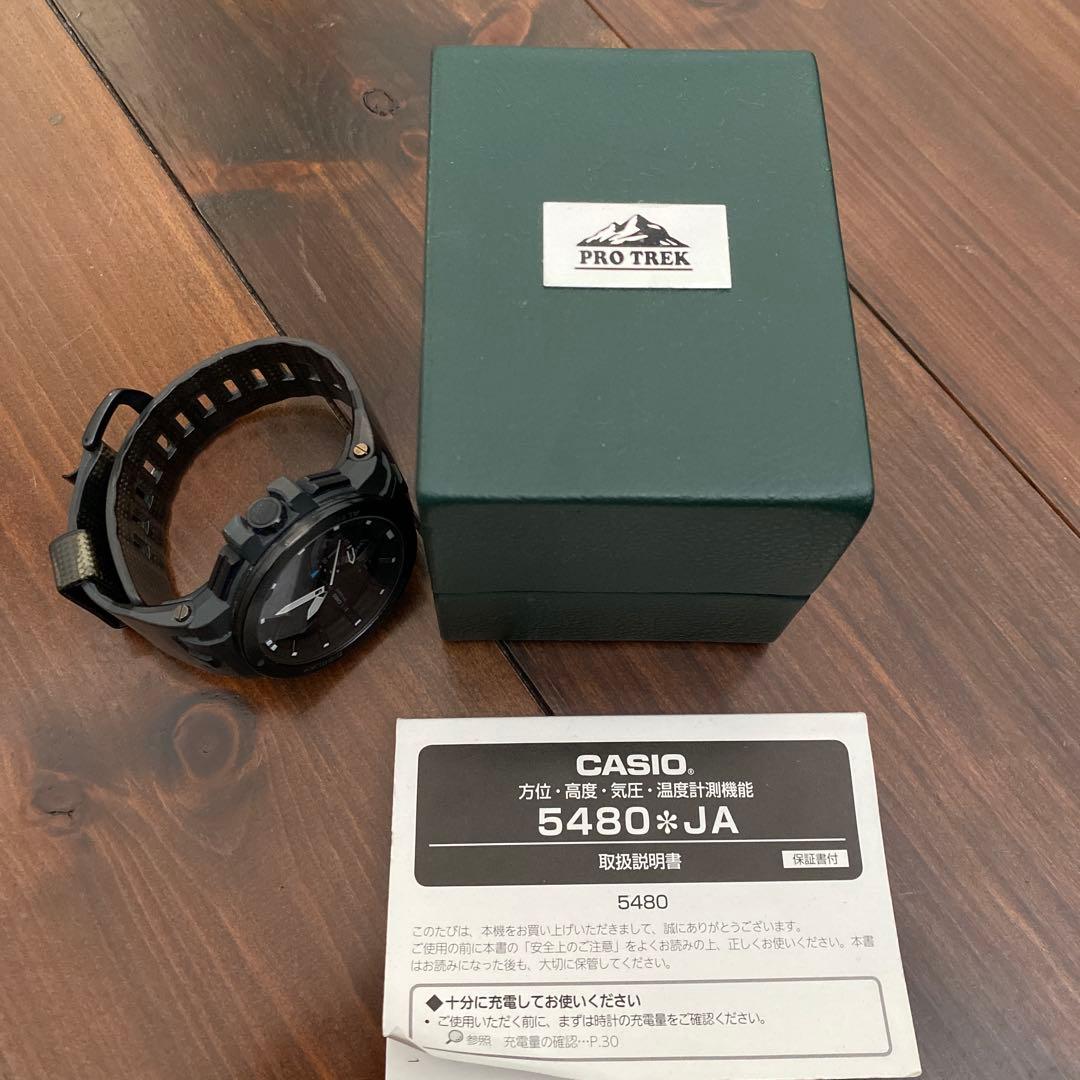 CASIO PRO TREK 腕時計(デジタル)説明書・箱付き