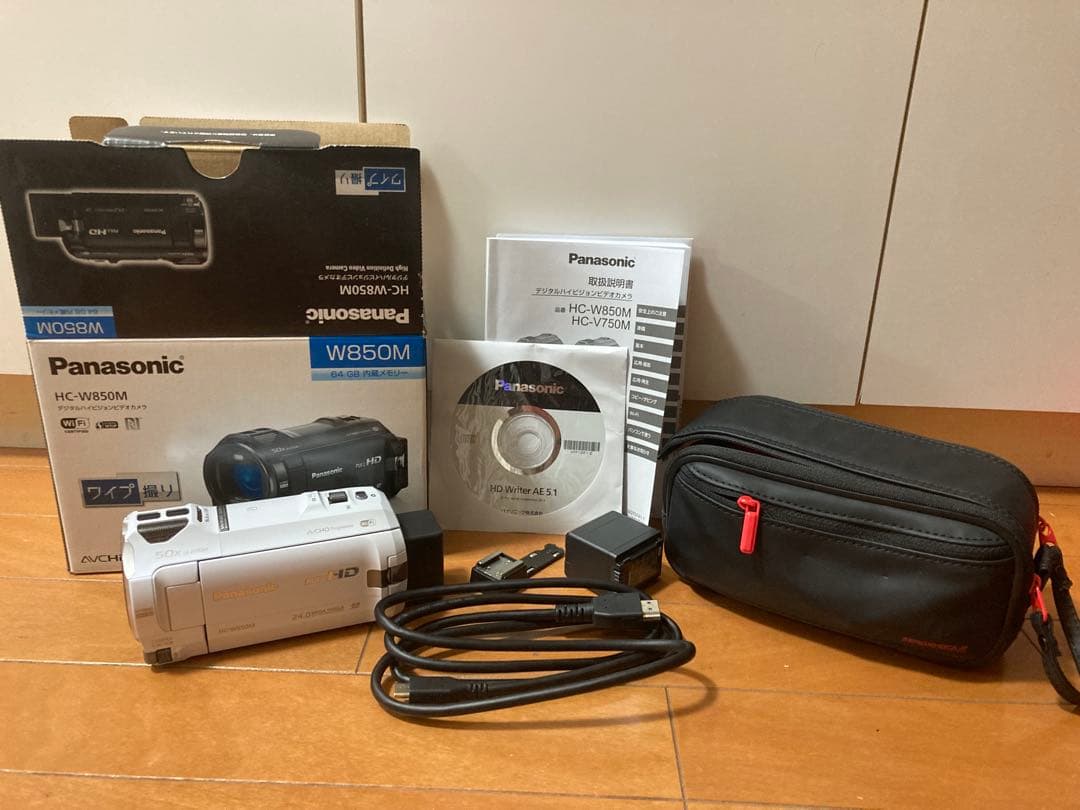 【美品、動作確認済み】高性能ビデオカメラ パナソニック HC-W850M-W