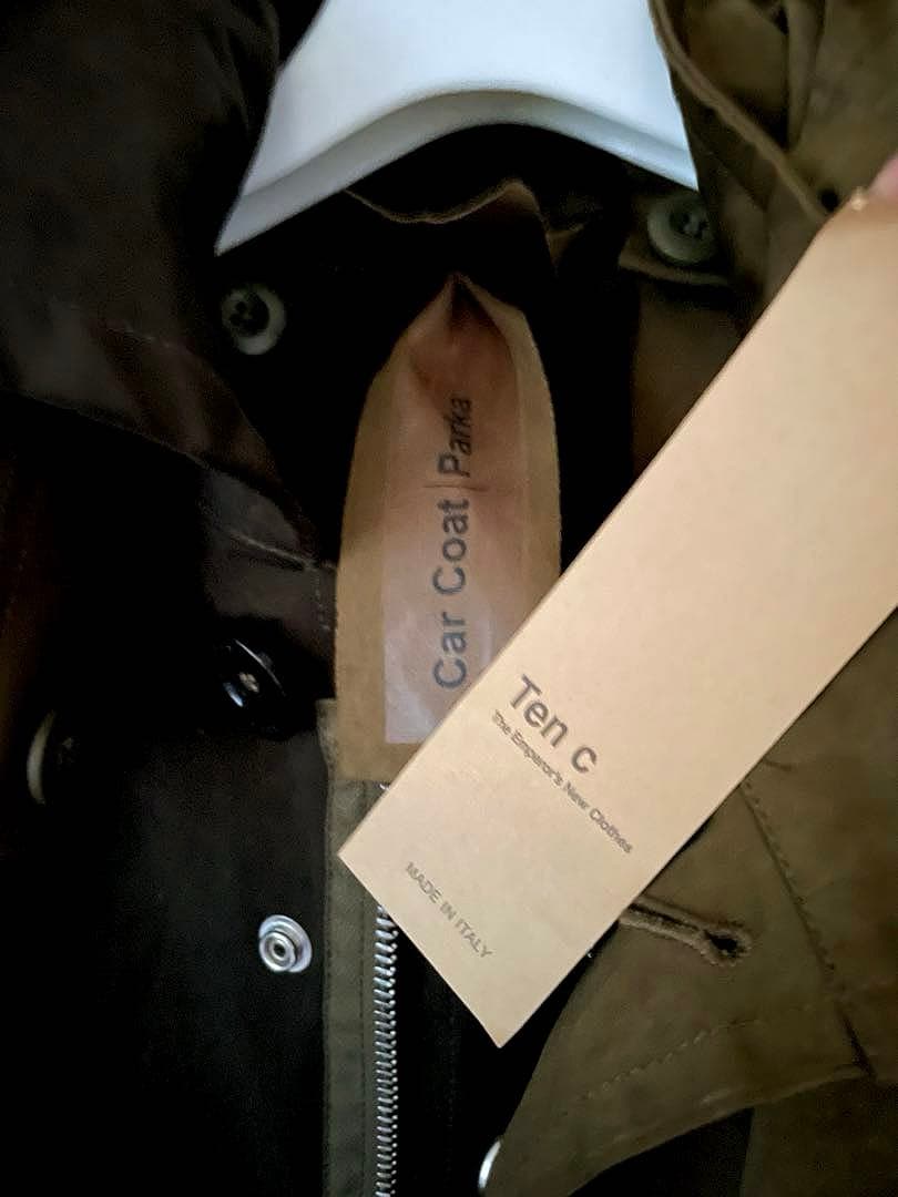 sacai x Ten C テンシー モッズステンカラードッキングコート 46