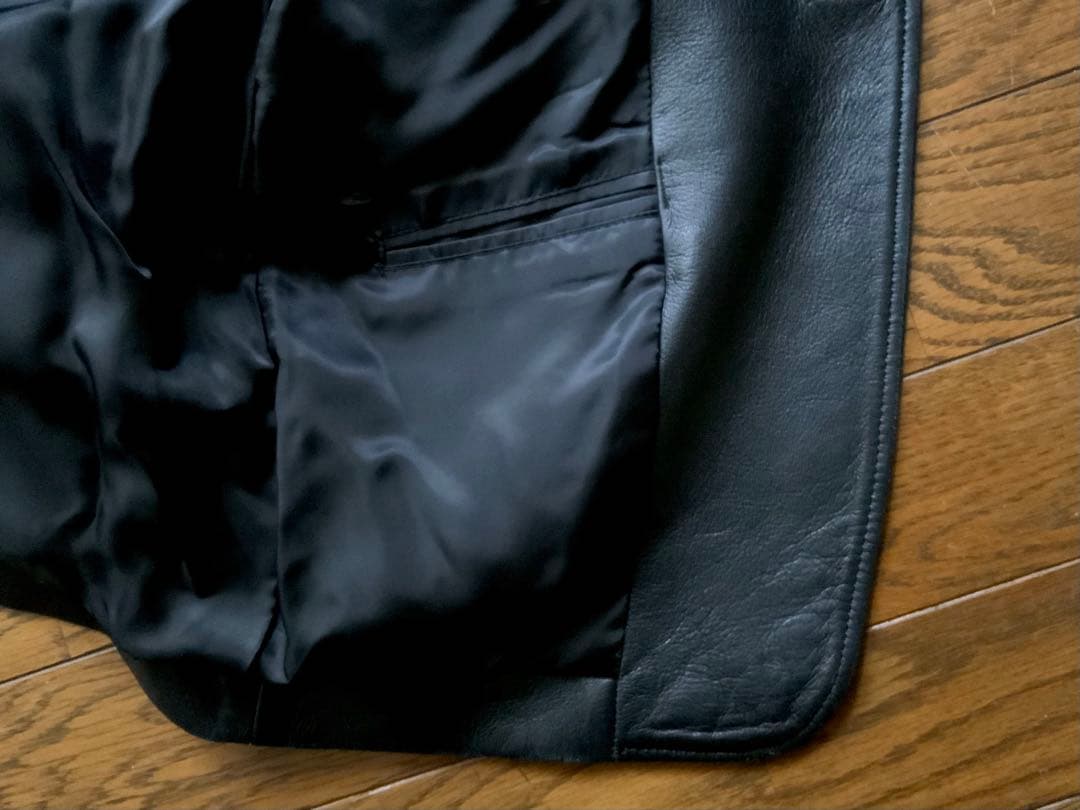 90s 00s Paul Smith ラム レザー テーラード ジャケット