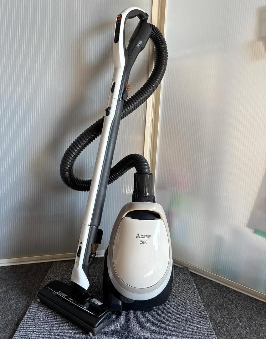 MITSUBISHI 紙パック式クリーナーTC-GS2AE9-Cベージュ系 美品