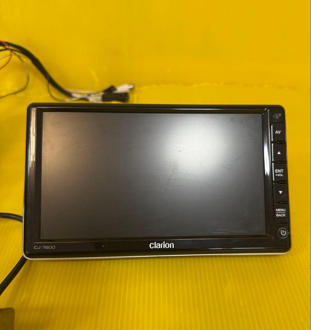 ClarionバックアップモニターCJ-7600A とカメラCC-6100A-A